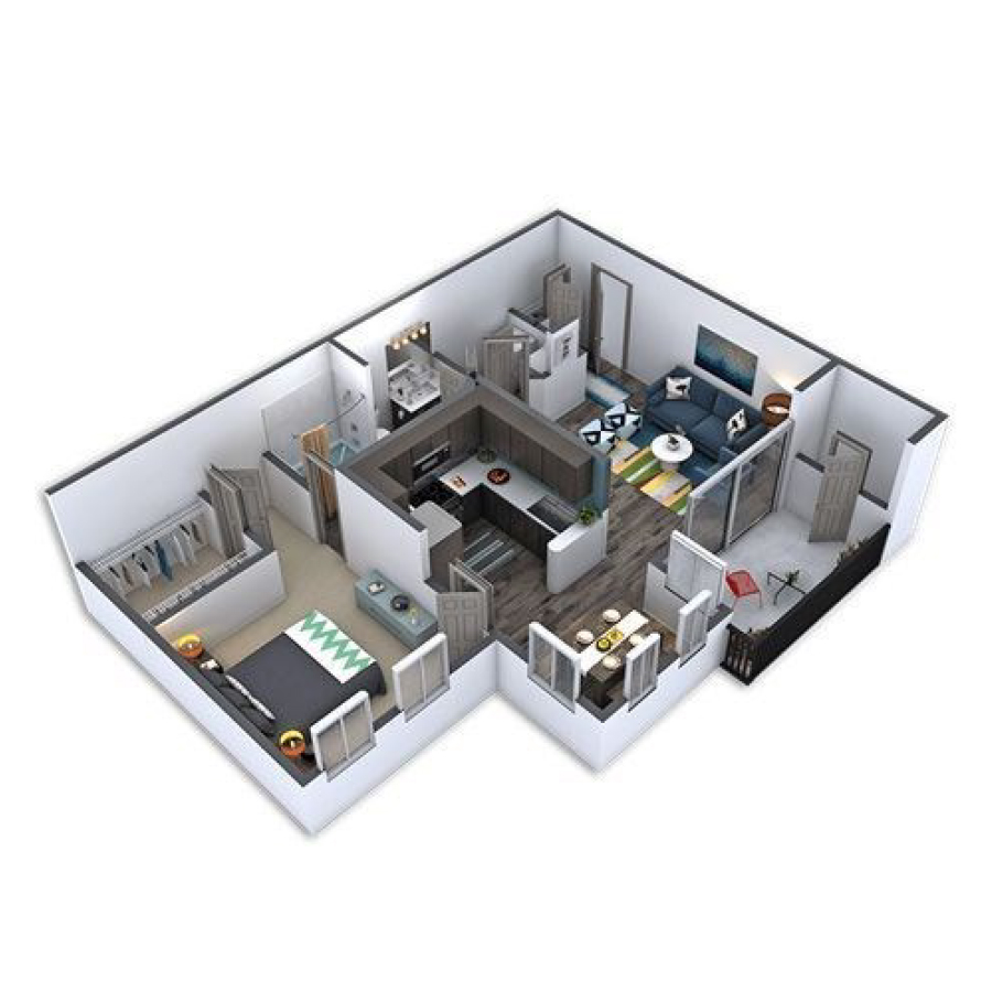 A1 floor plan