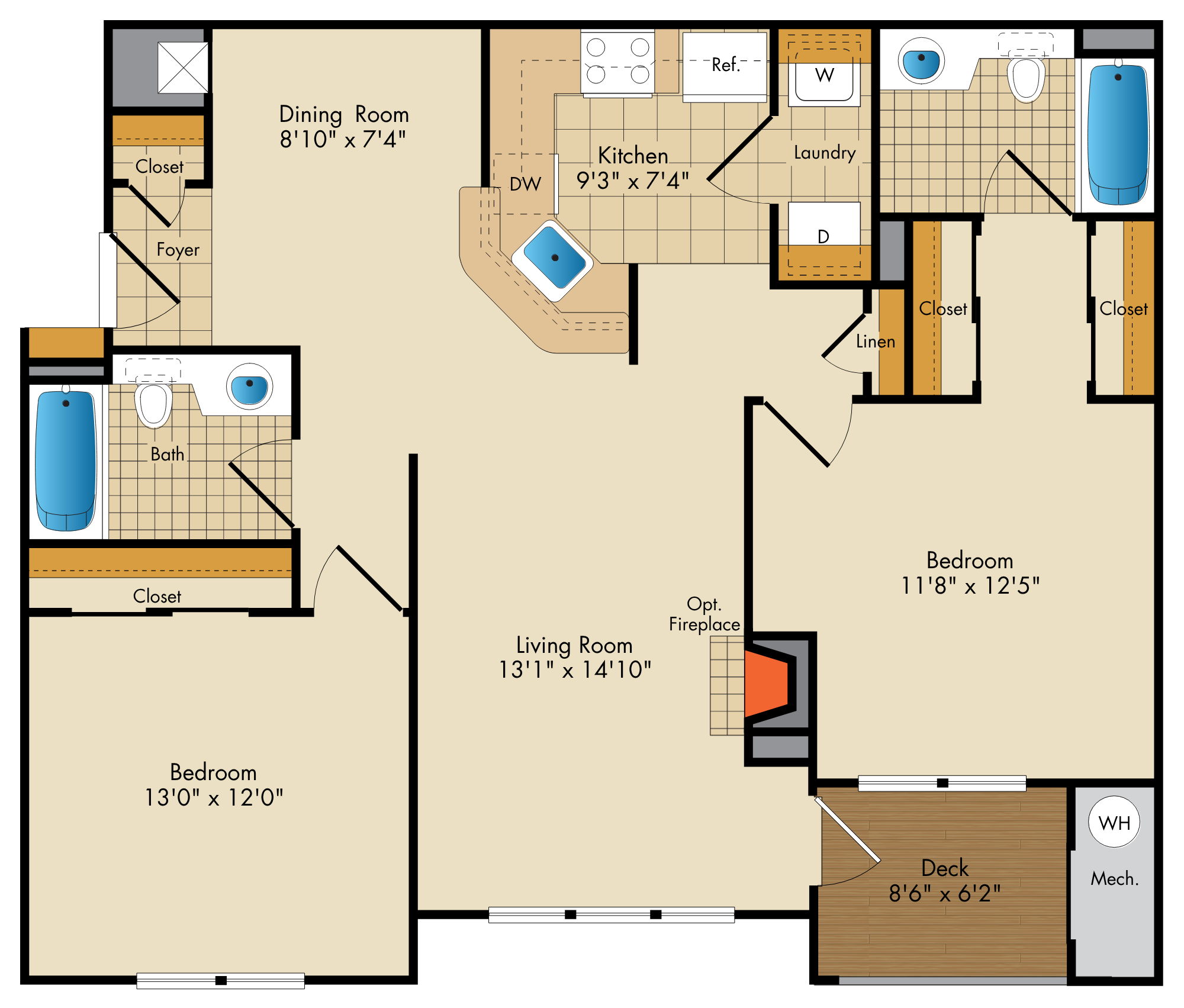 Essex floor plan