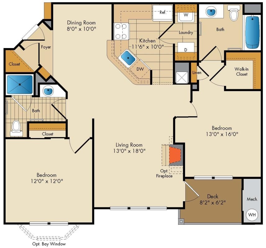 Westbury floor plan