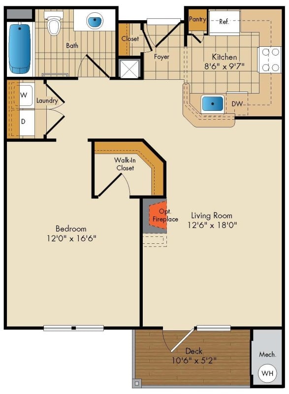 Paddington floor plan