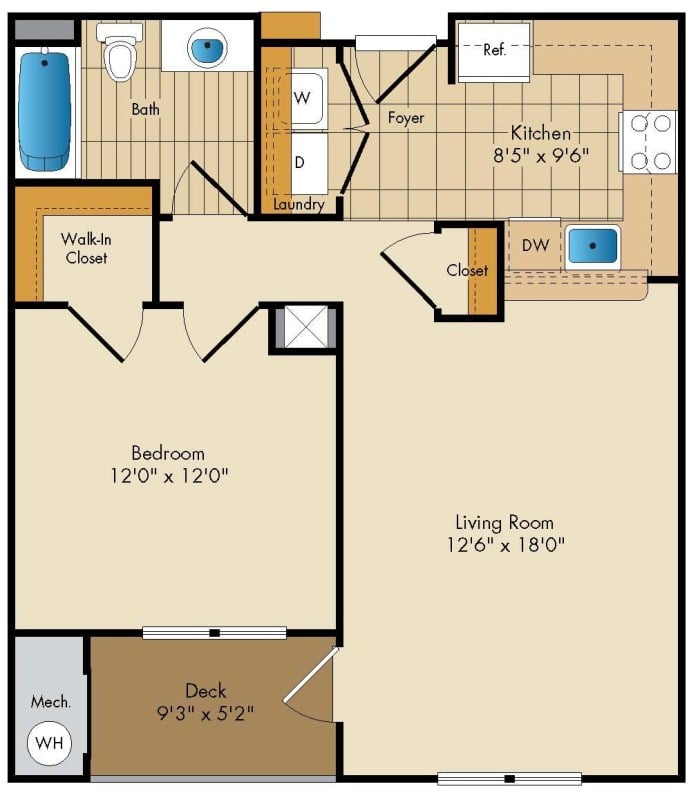 St. James floor plan