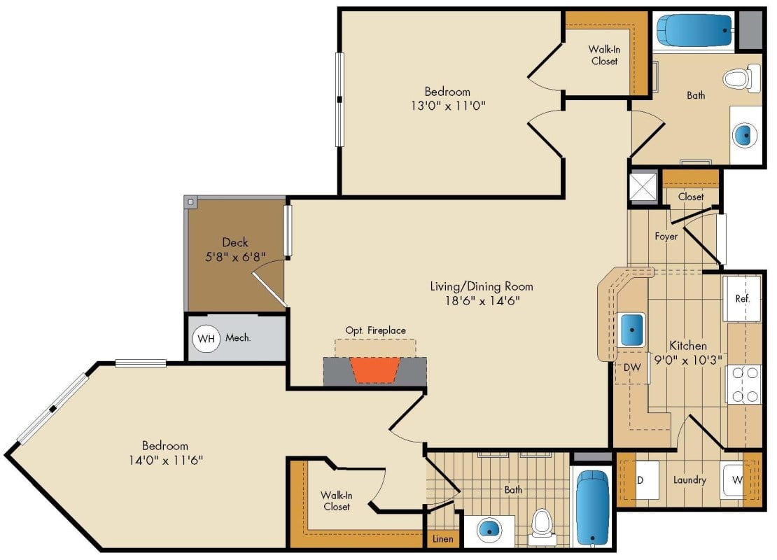 Bloomsbury floor plan