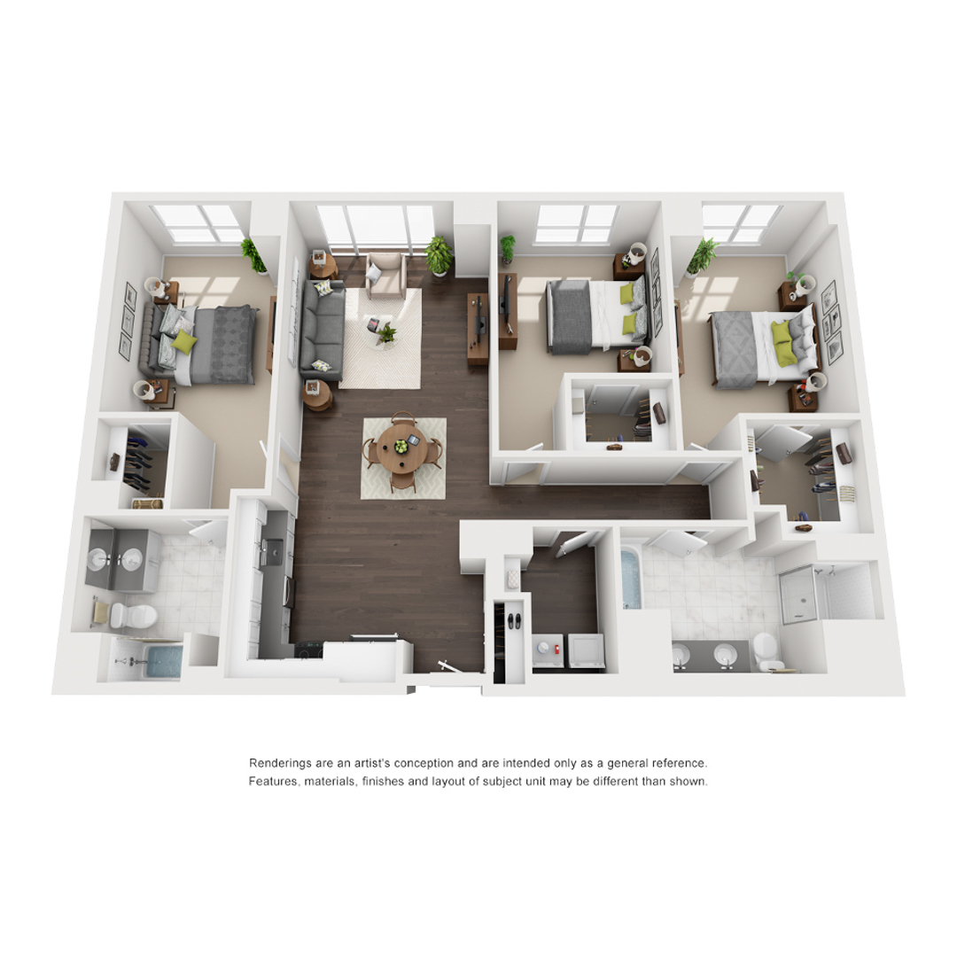 M-F1 floor plan
