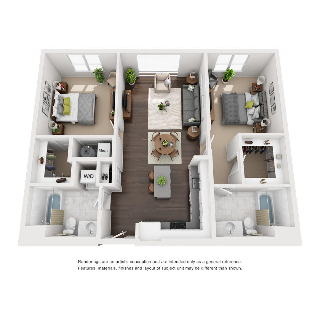 B-D2 floor plan