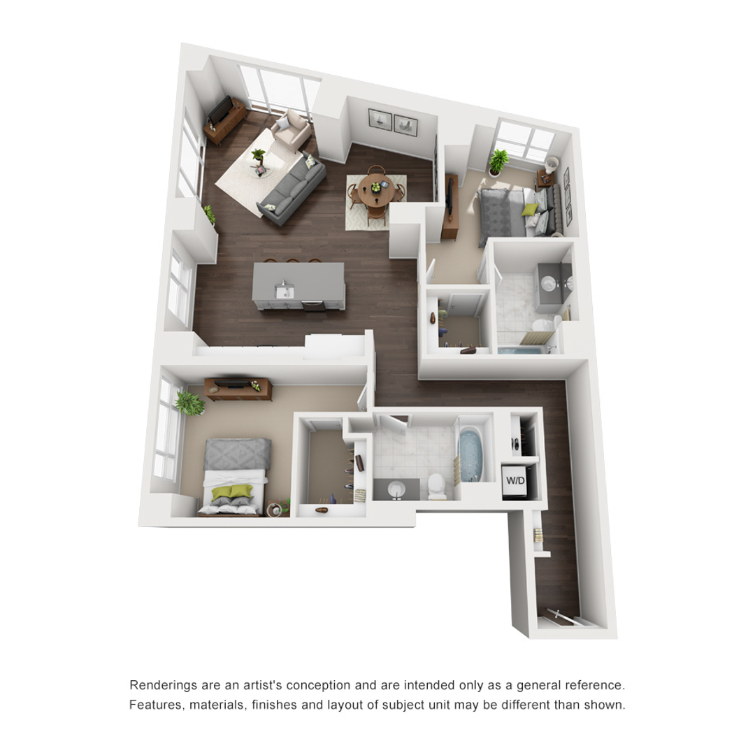 M-E2 floor plan