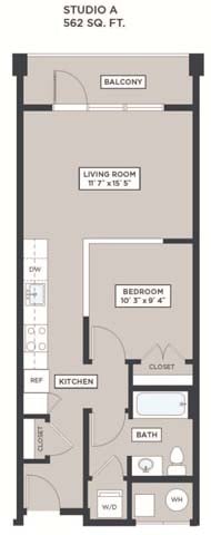 Studio - A floor plan