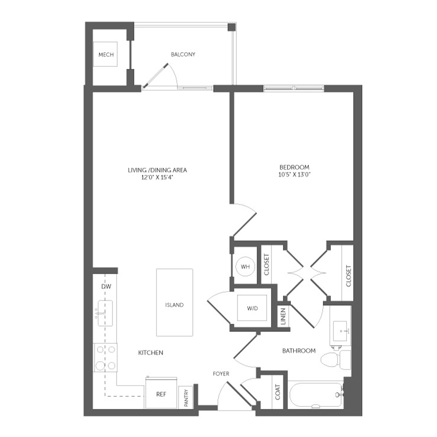 A2 floor plan