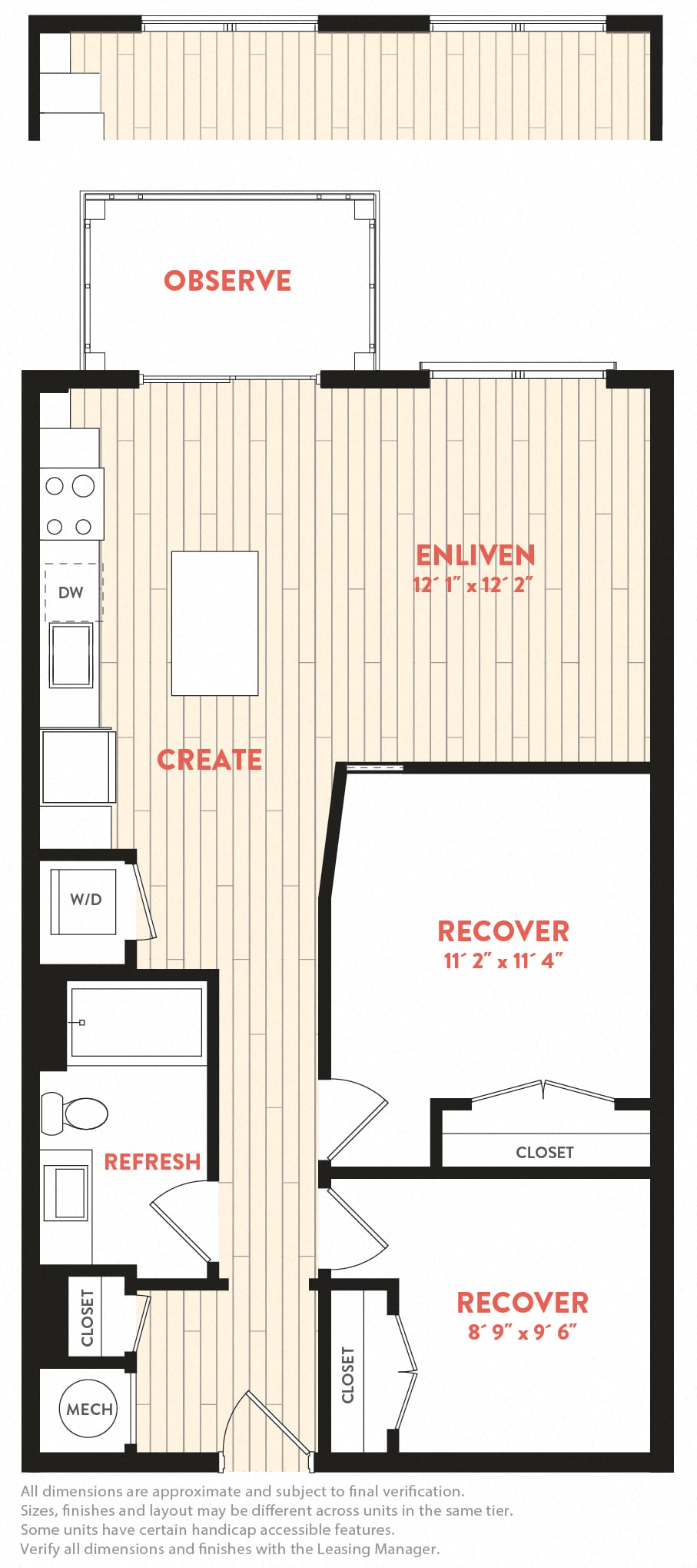 AD1 + den floor plan