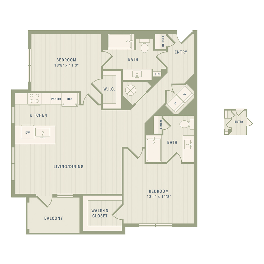 B2A floor plan