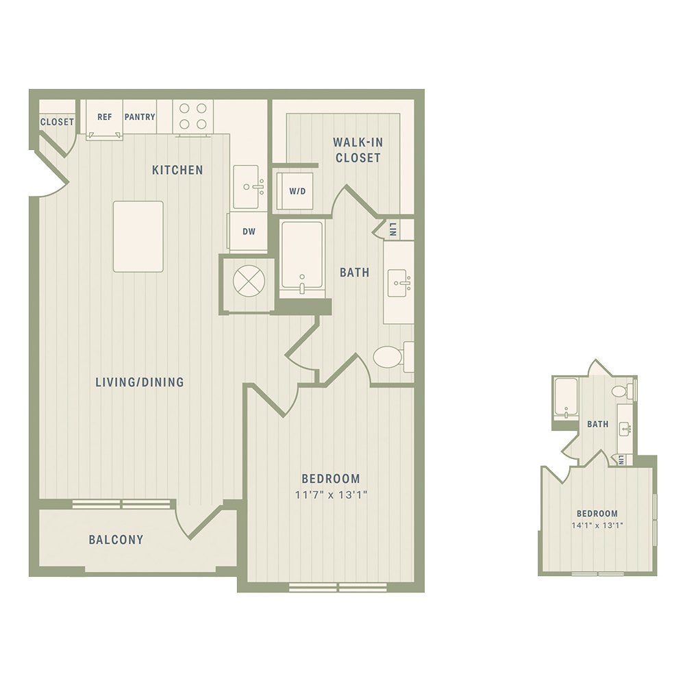 A1B floor plan