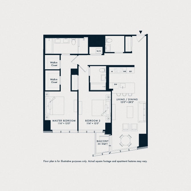 Waterline 2: B3 floor plan