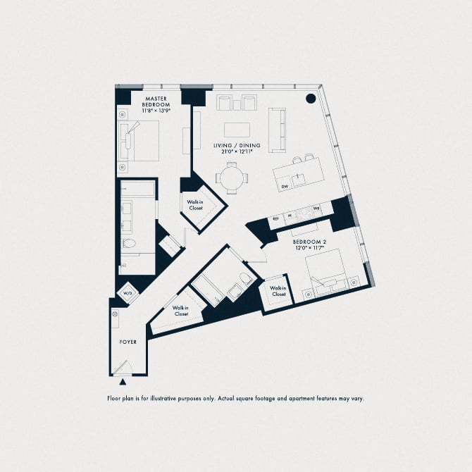Waterline 2: B24 floor plan
