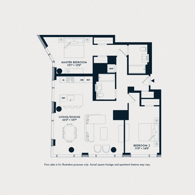 Waterline 3: B4 floor plan