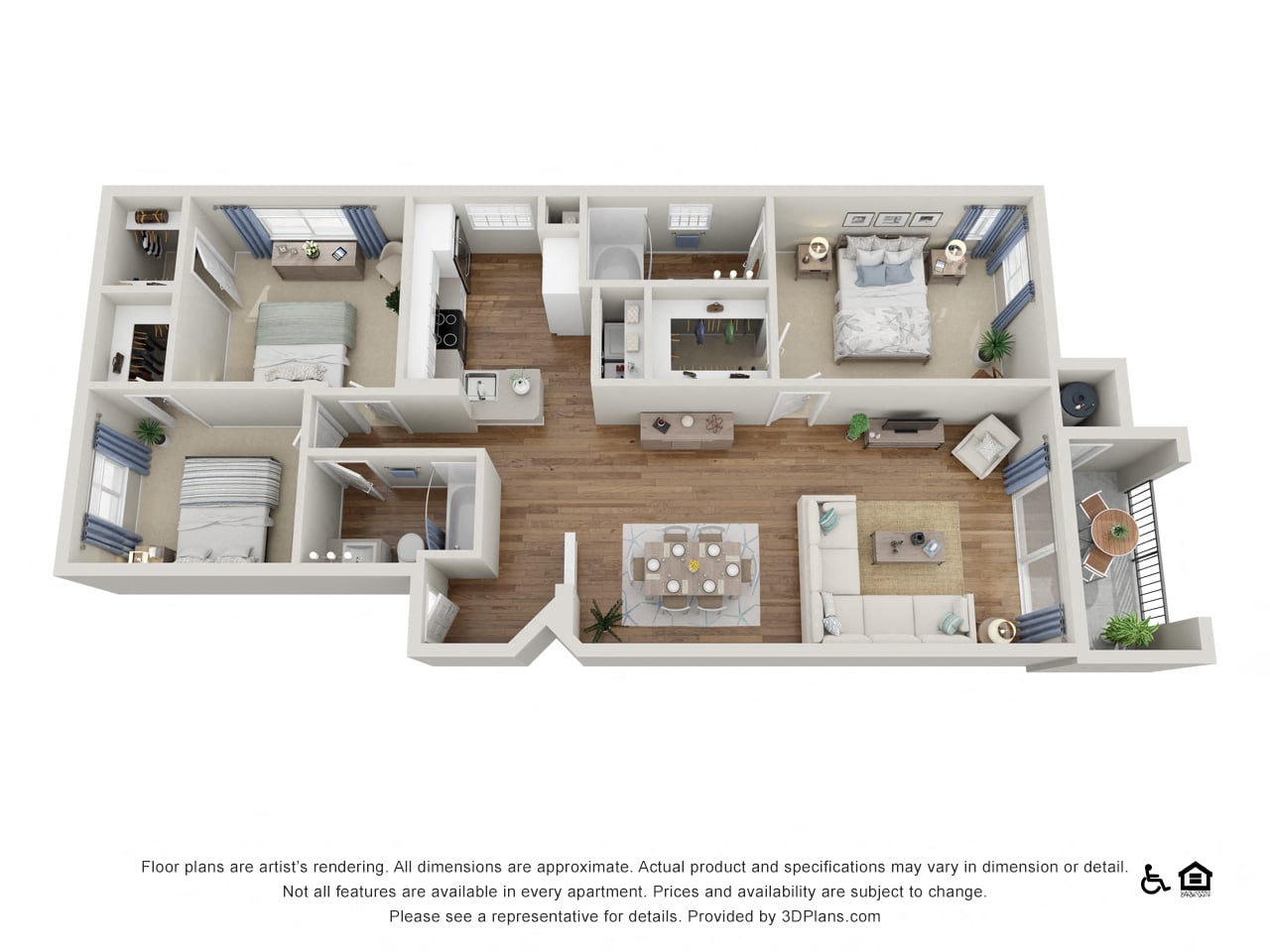 C floor plan