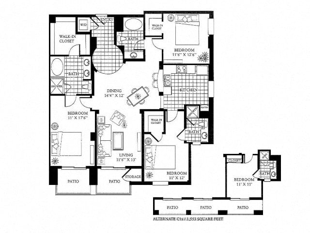 Rodeo-1630 floor plan