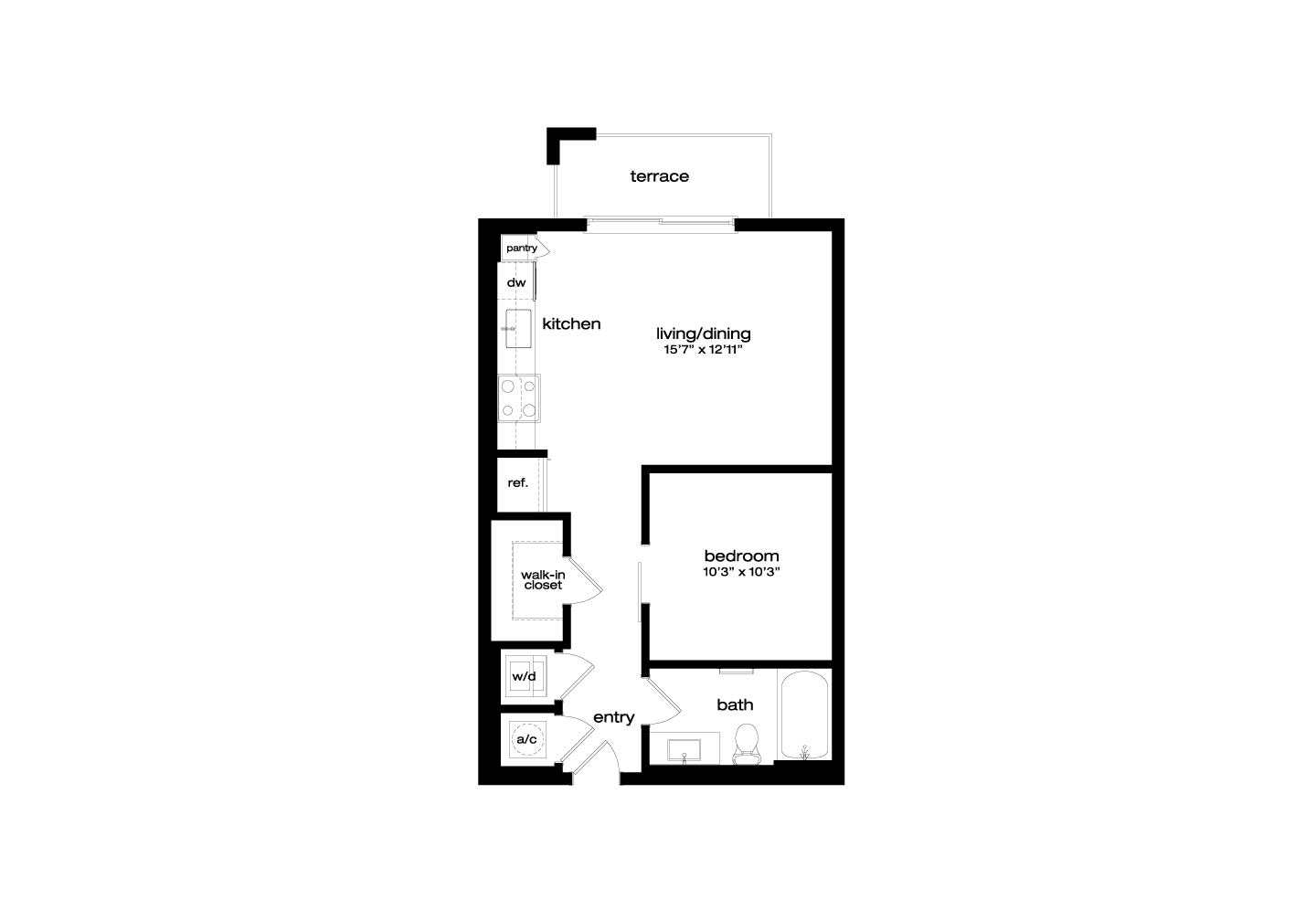 Studio-ST floor plan
