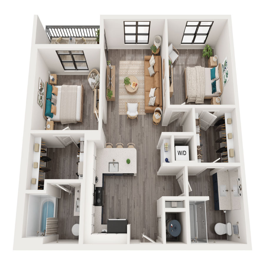 B2 floor plan