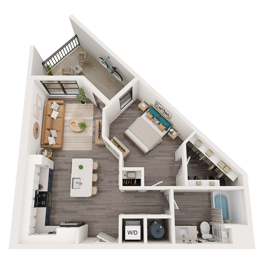 A2 floor plan