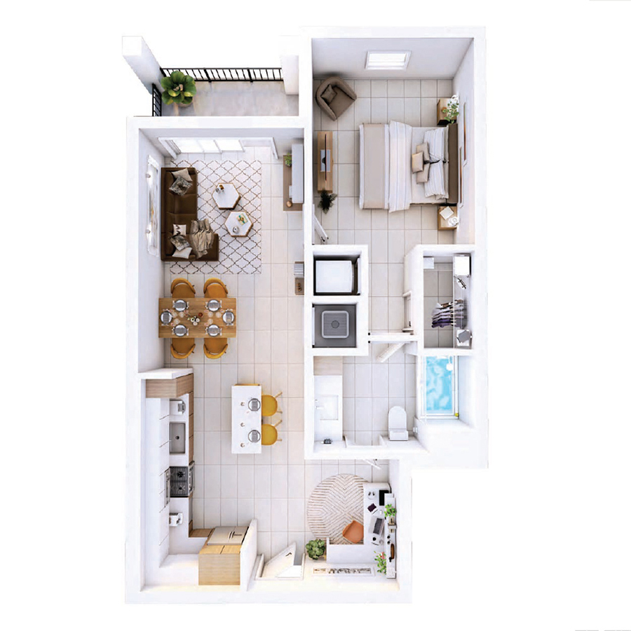 A2 floor plan