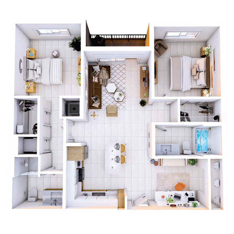 B2 floor plan