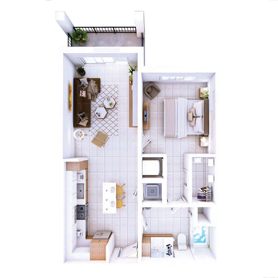 A1 floor plan