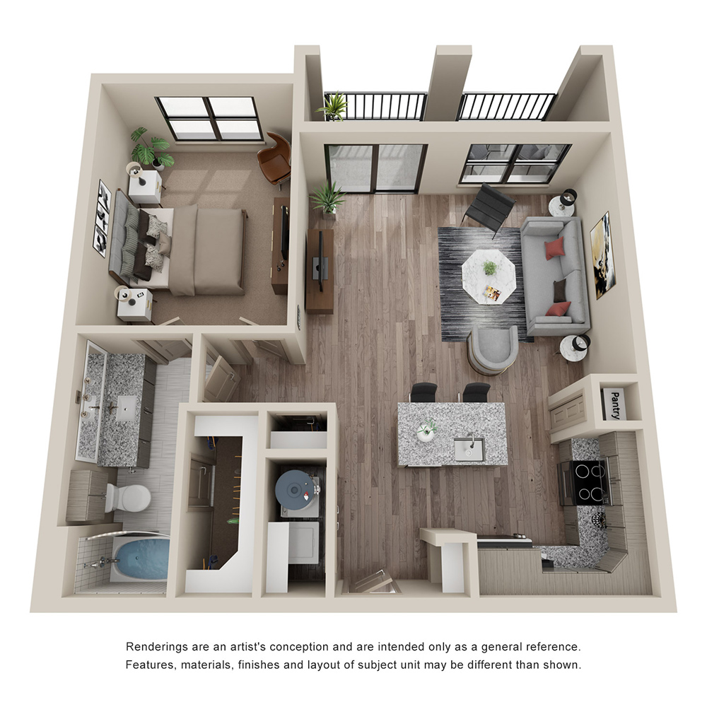 B floor plan