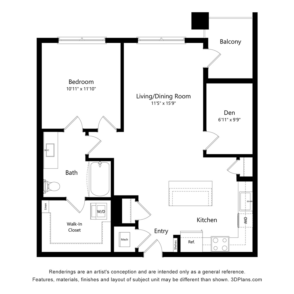 A2 floor plan