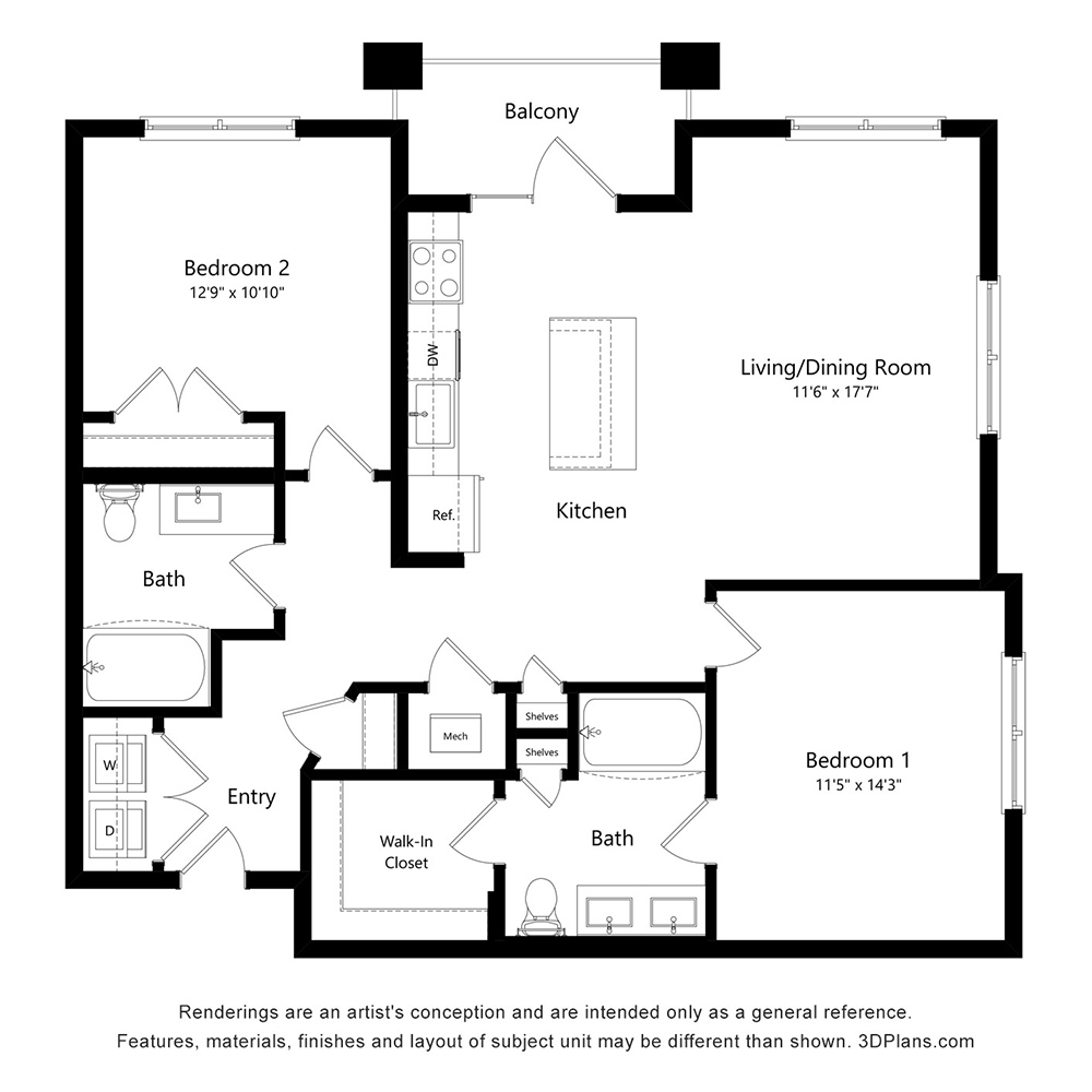 B2 floor plan