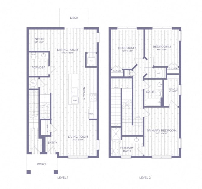 TC1 | 3 Bed | 2.5 Bath floor plan