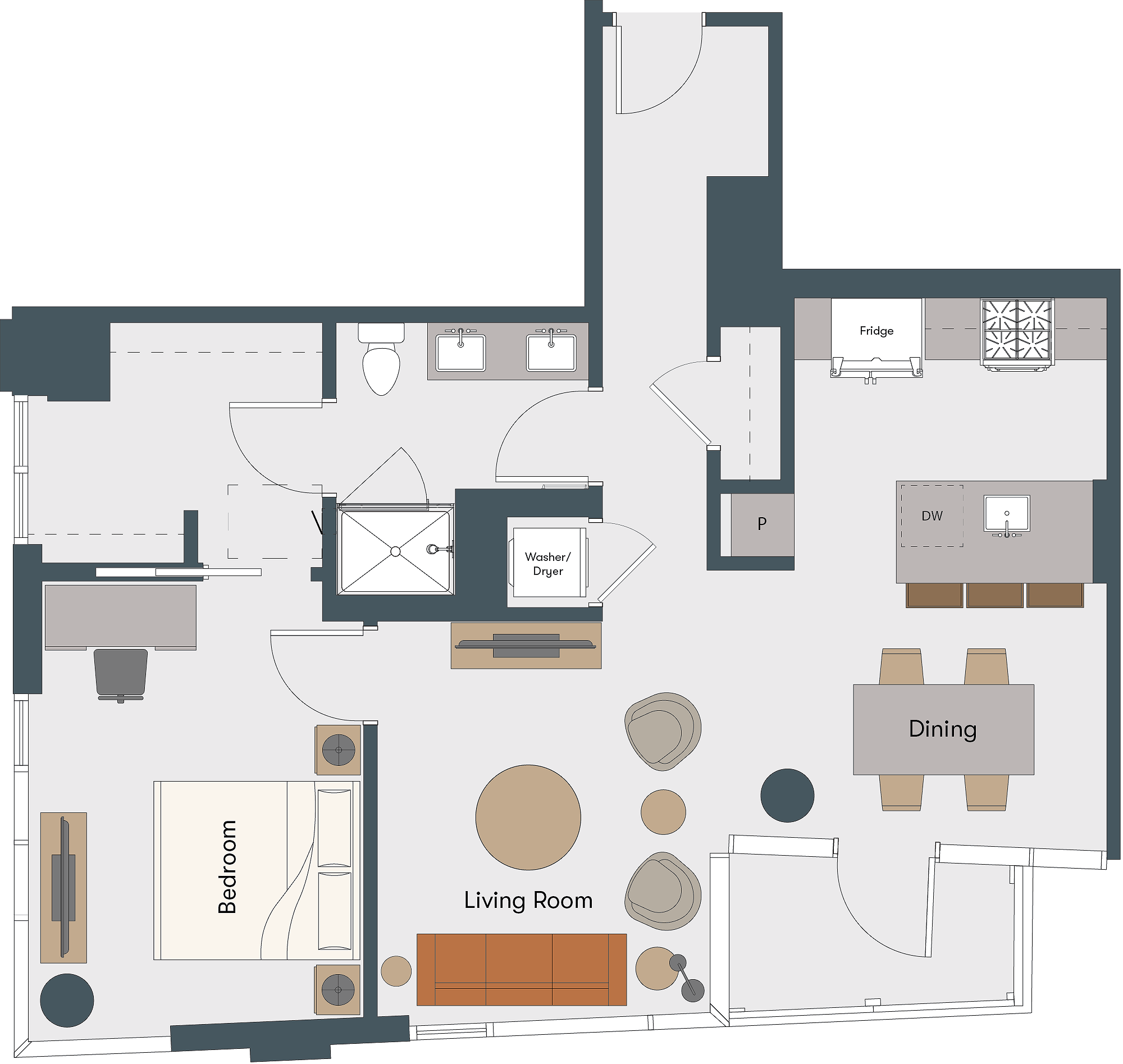 Unit 803 floor plan