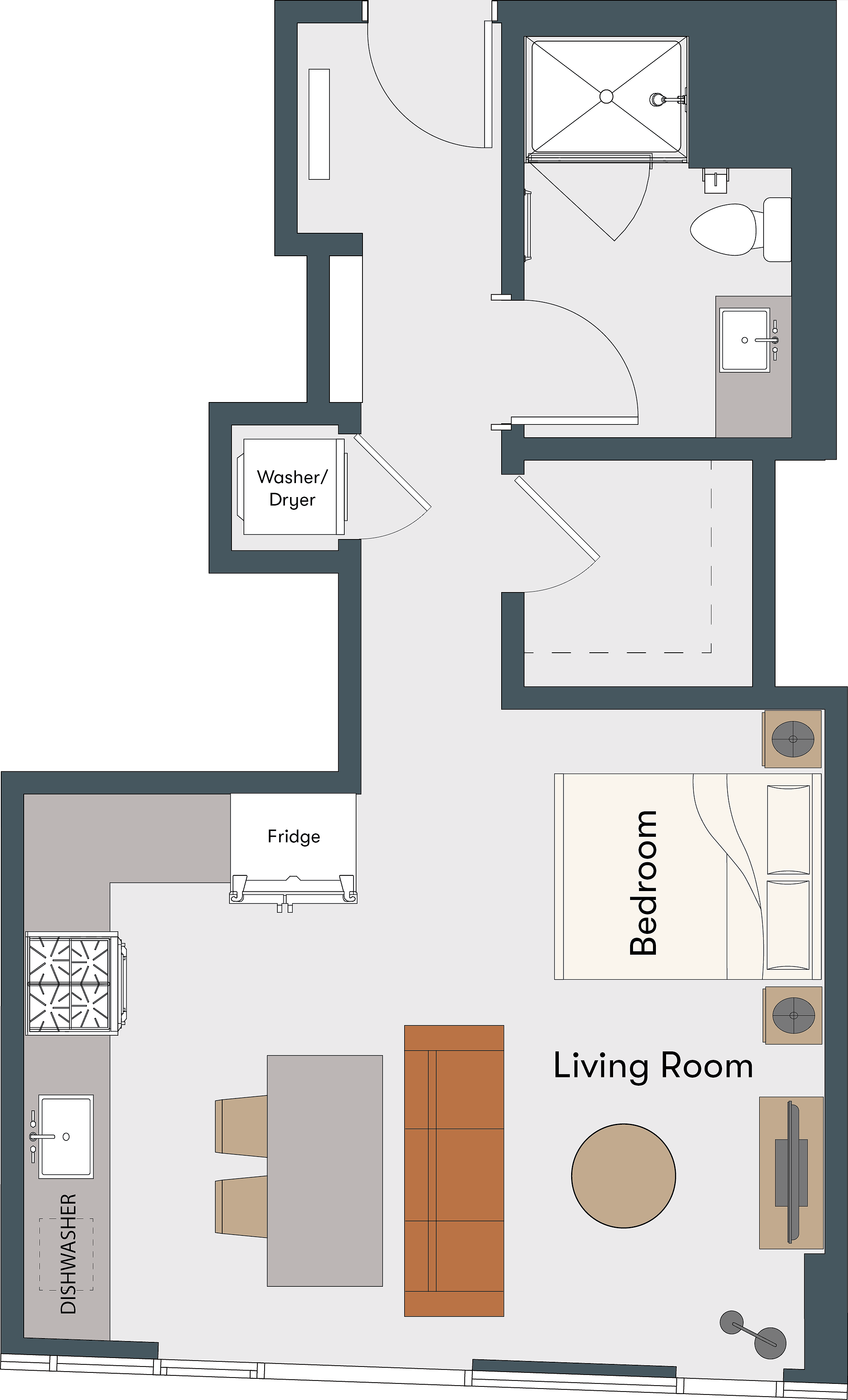 Unit 711 floor plan