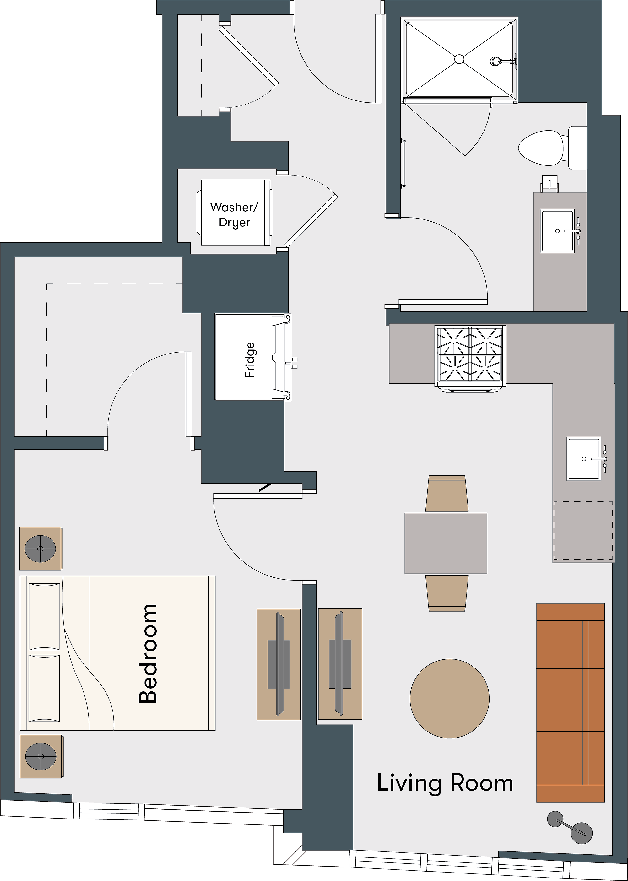 Unit 1305 floor plan