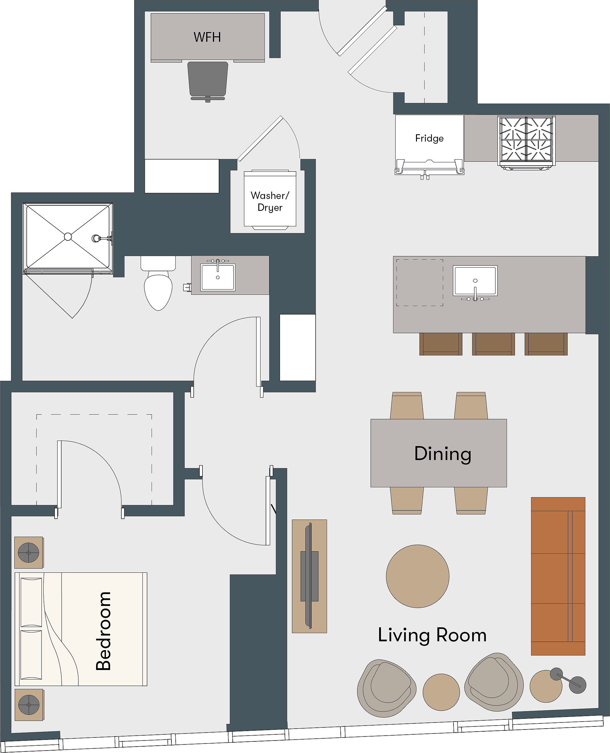 Unit 1705 floor plan