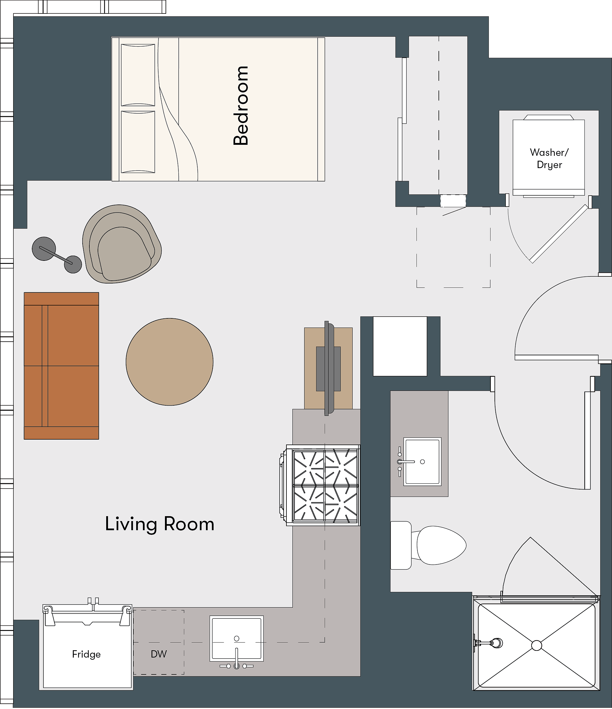 Unit 501 floor plan