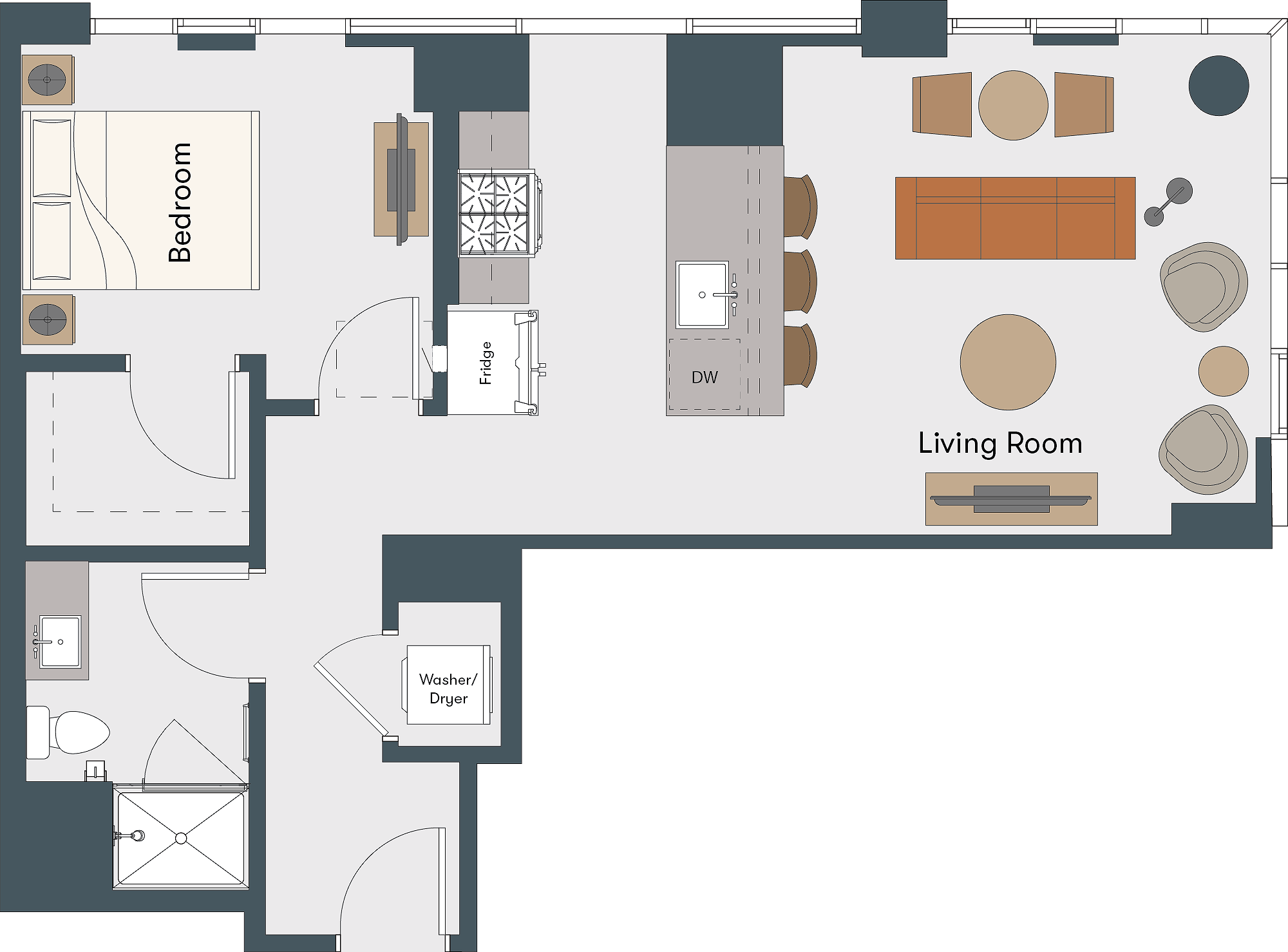 Unit 1212 floor plan