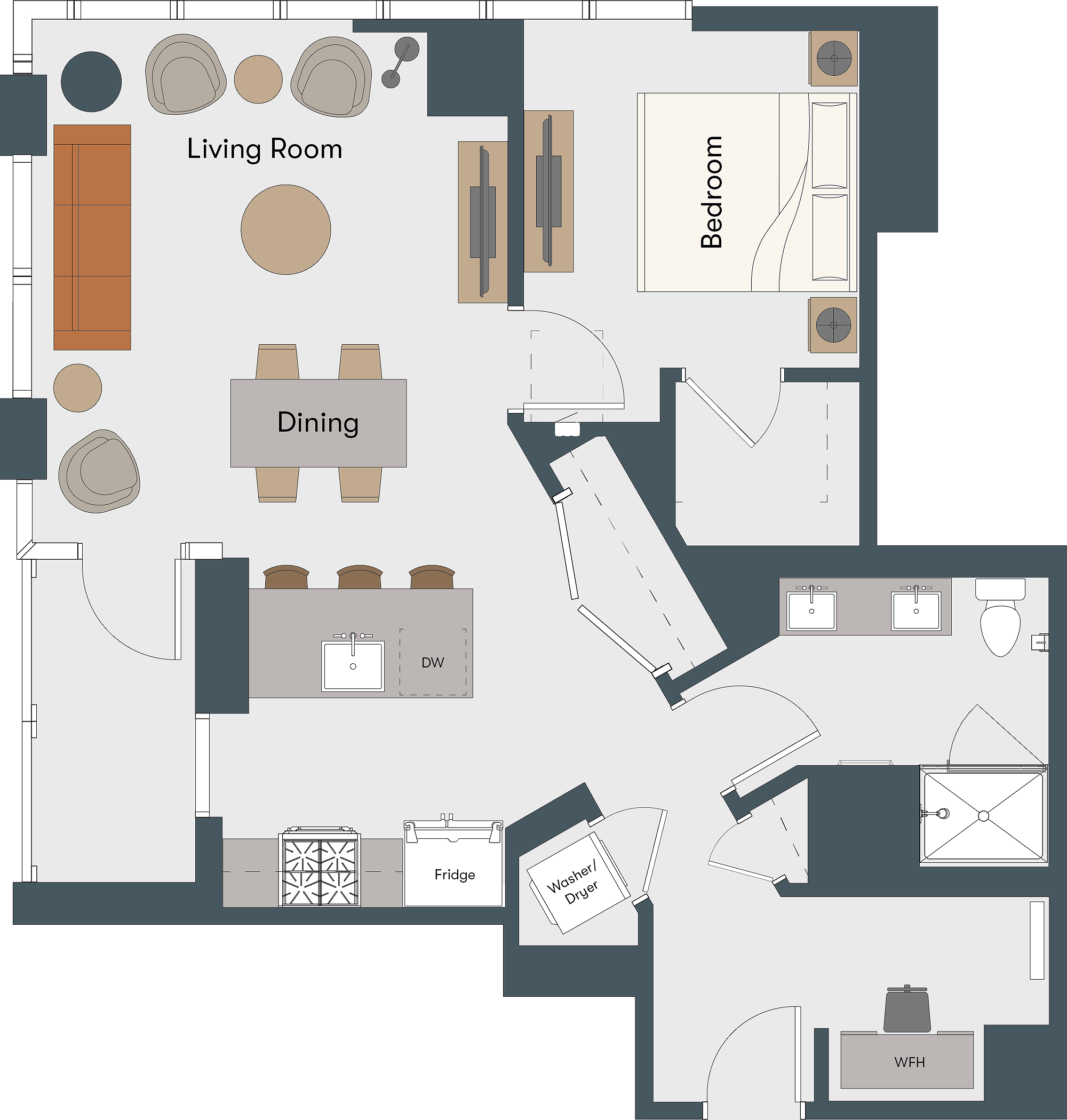 Unit 402 floor plan