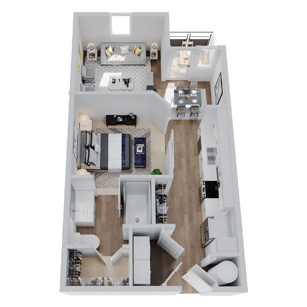 E1 floor plan