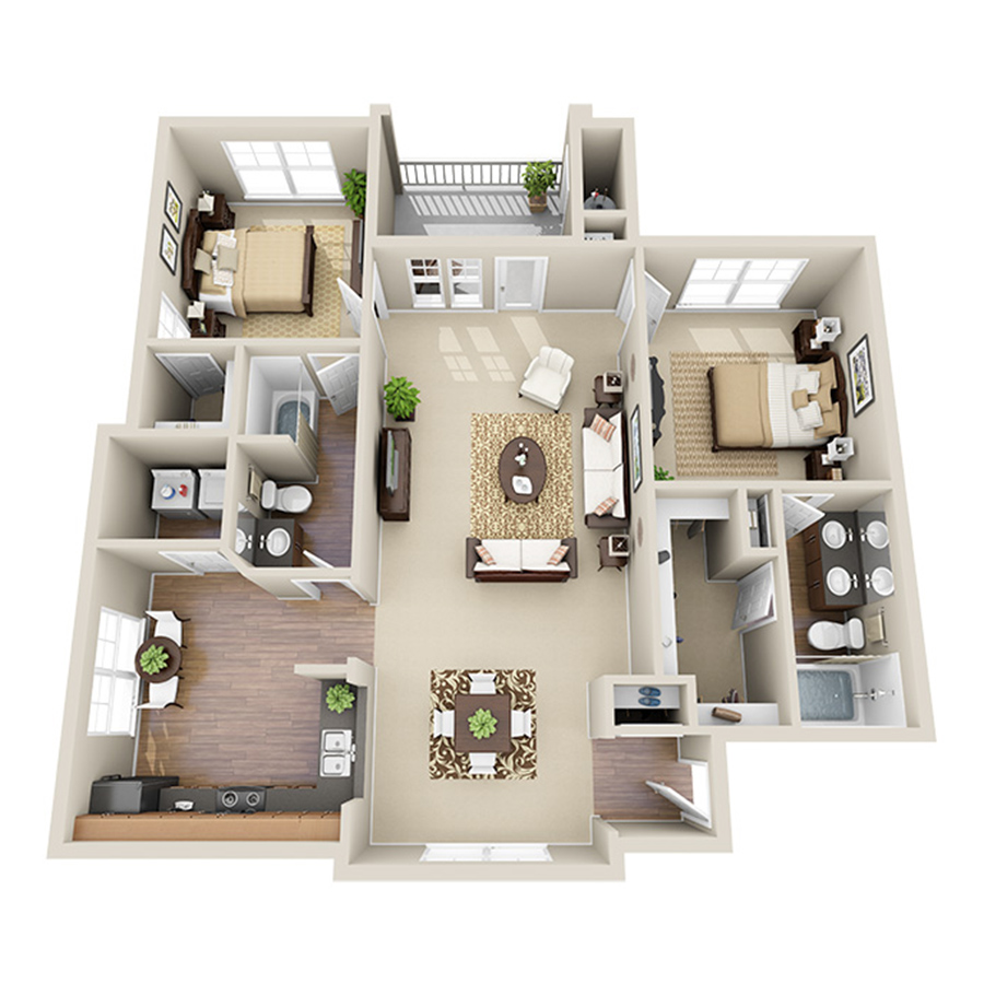 The Sikes II floor plan