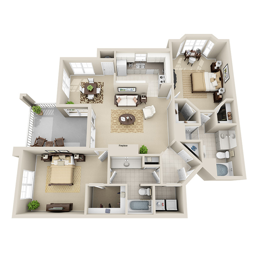 The Myers floor plan