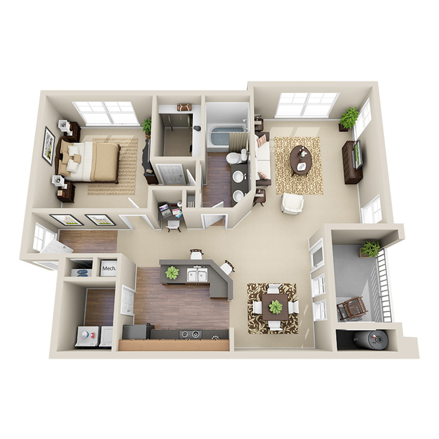 The Johnston II floor plan