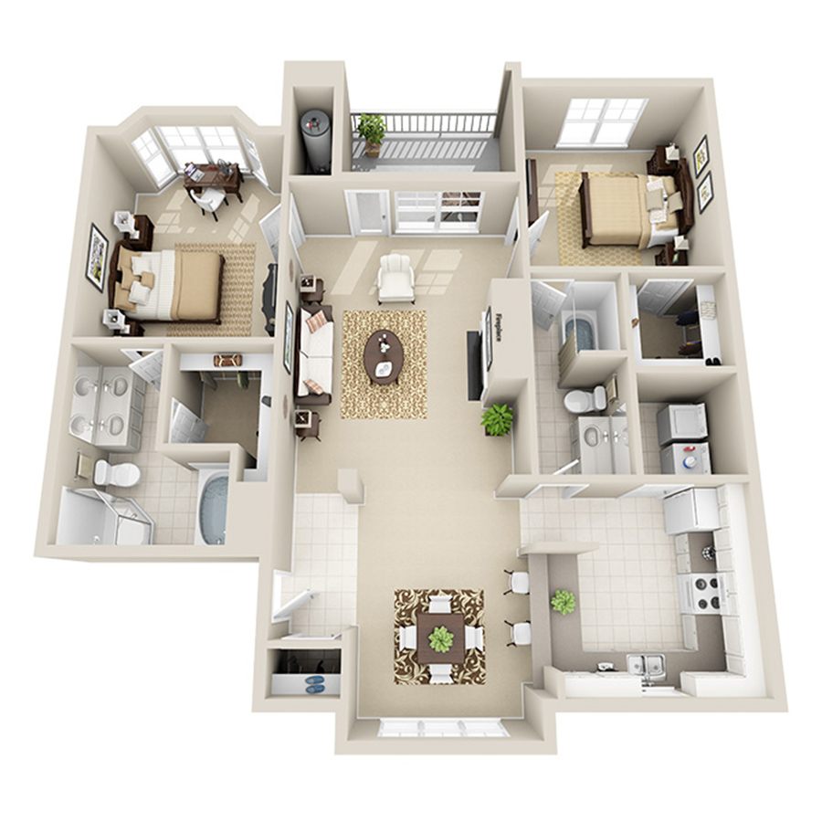The Sikes floor plan
