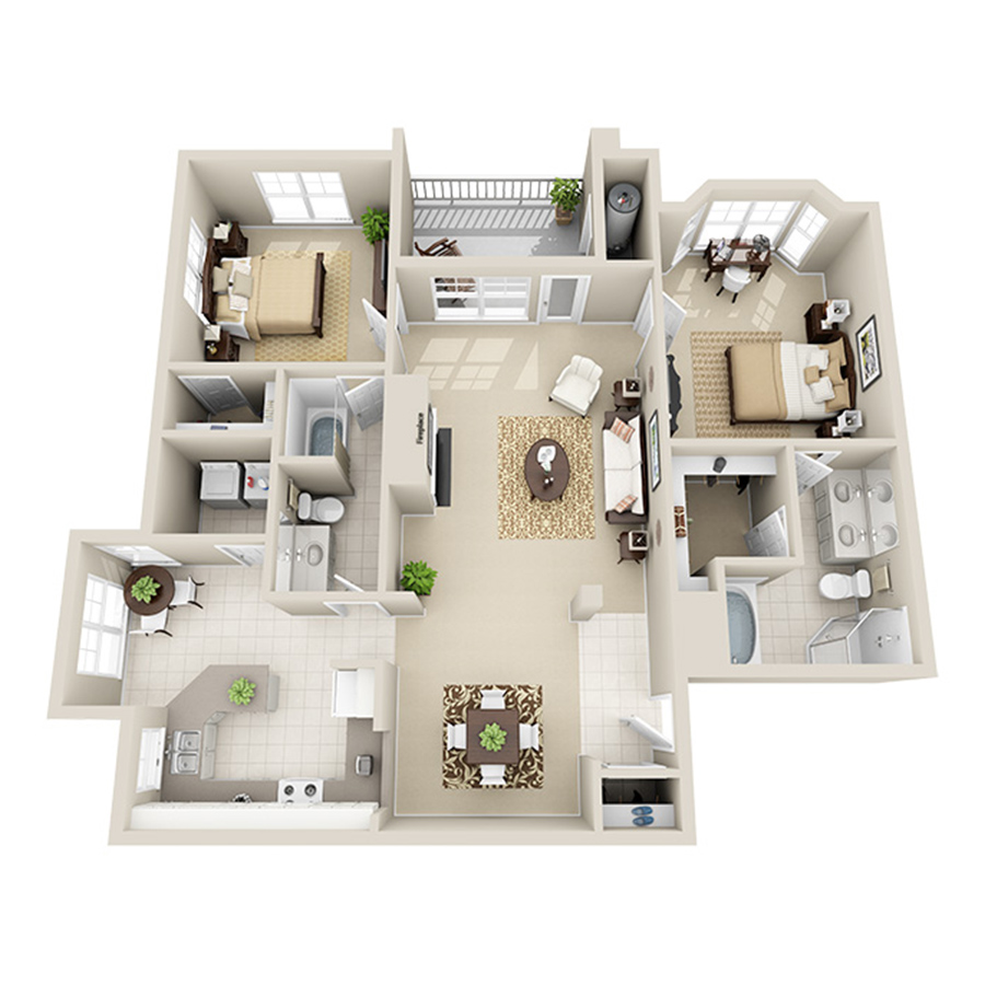 The Lee floor plan