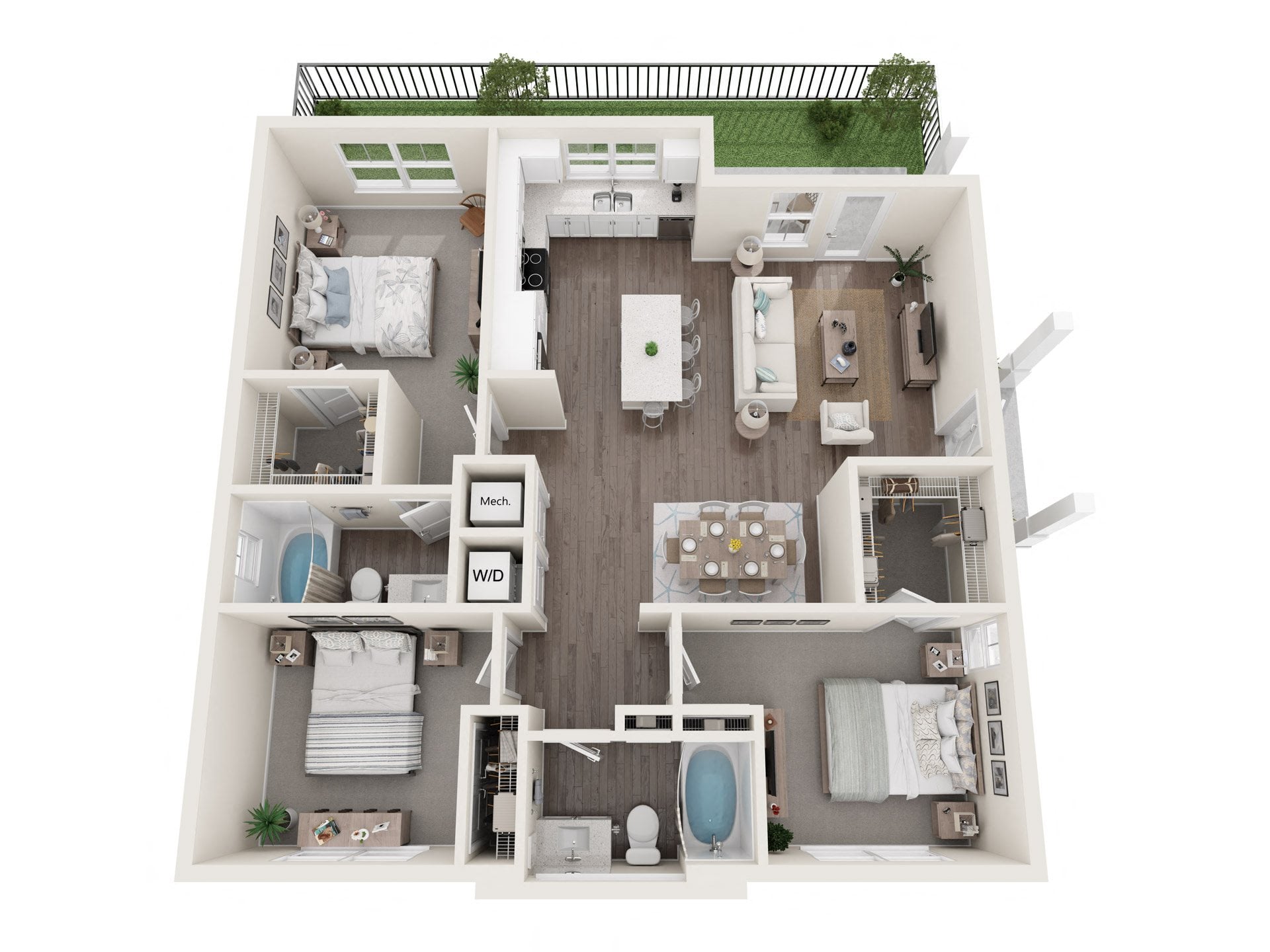 3x2 floor plan