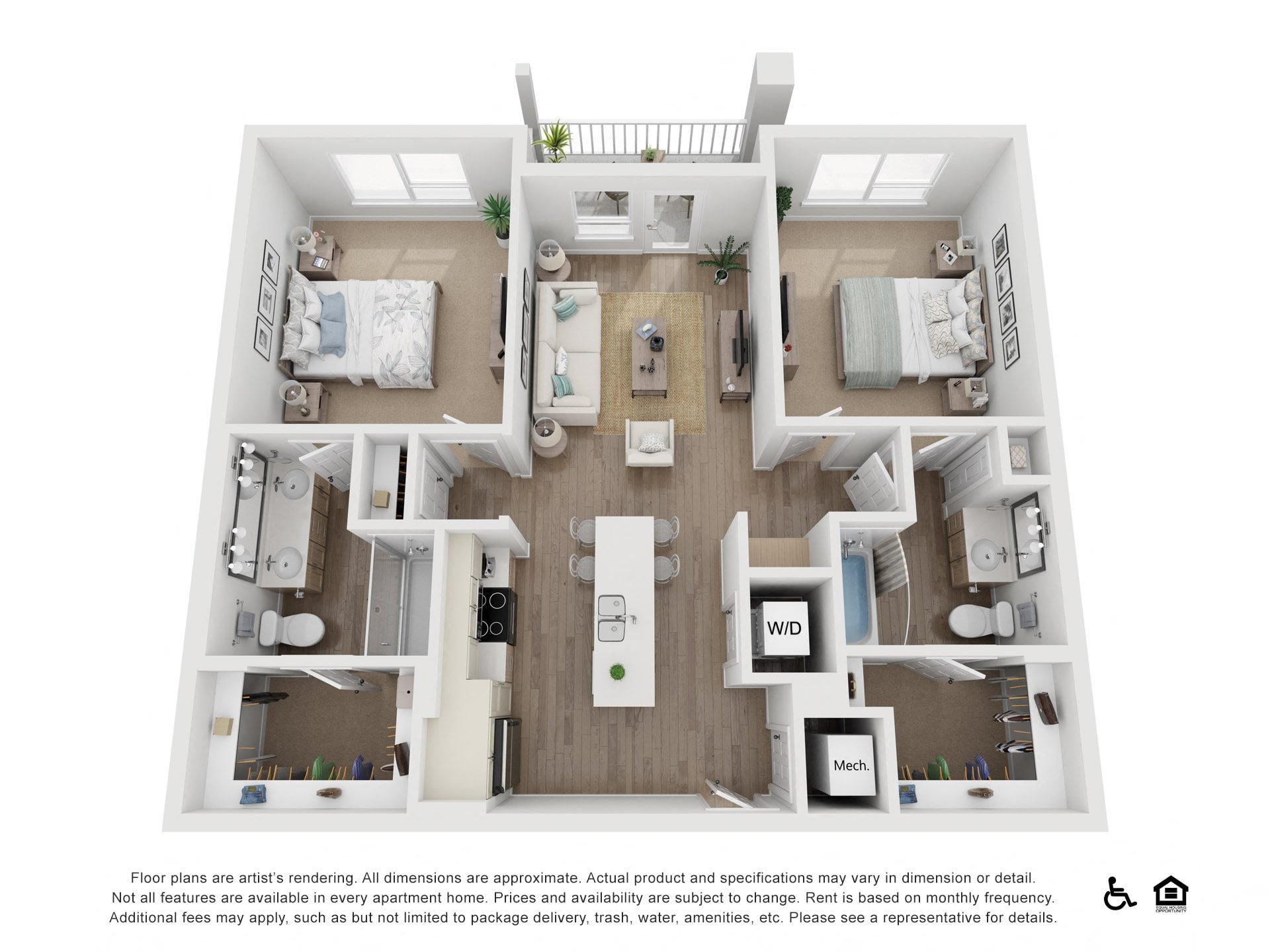 B-1 floor plan