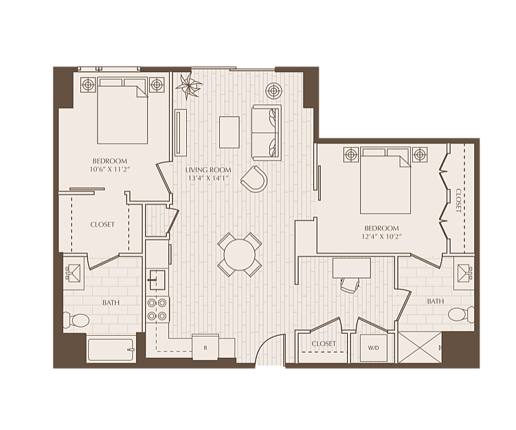 B9.Den floor plan