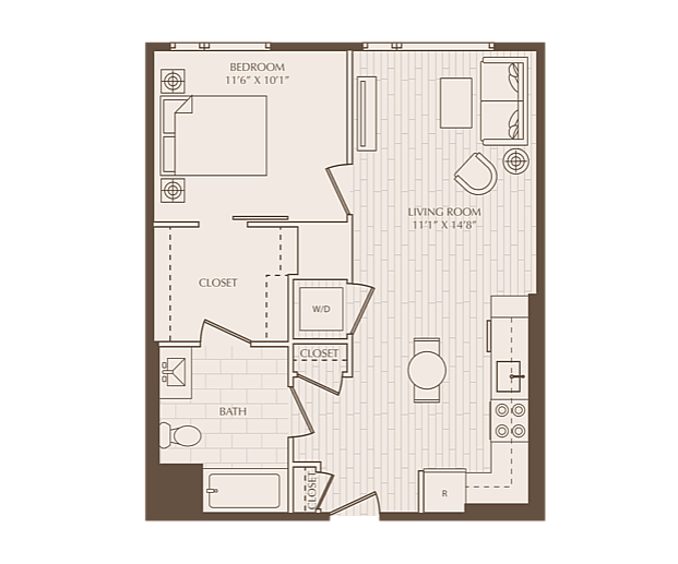 A6 floor plan