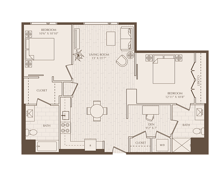 B13.Den.1 floor plan