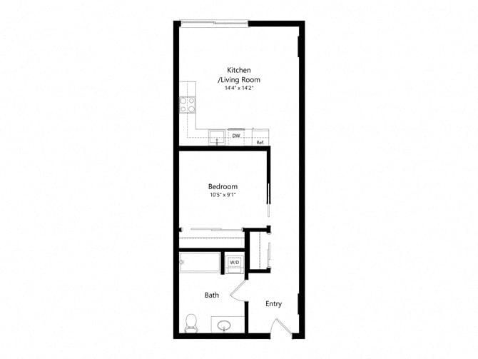 SHOTGUN-A floor plan