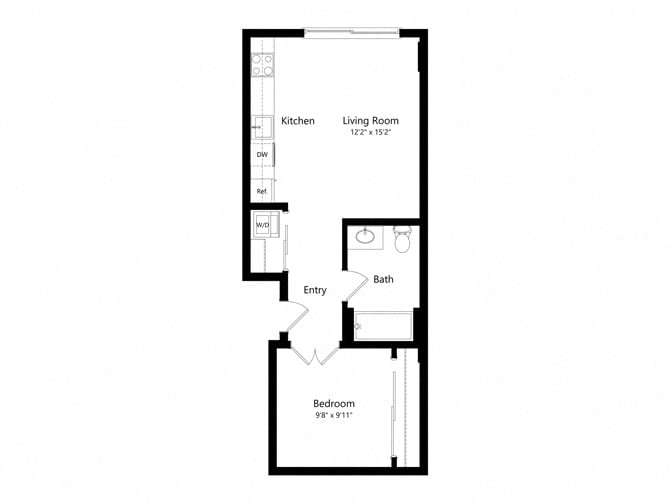 SHOTGUN-B floor plan