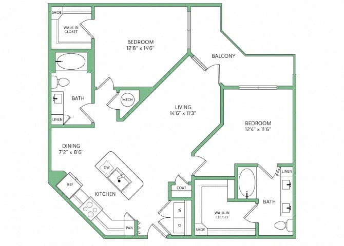 B4A floor plan